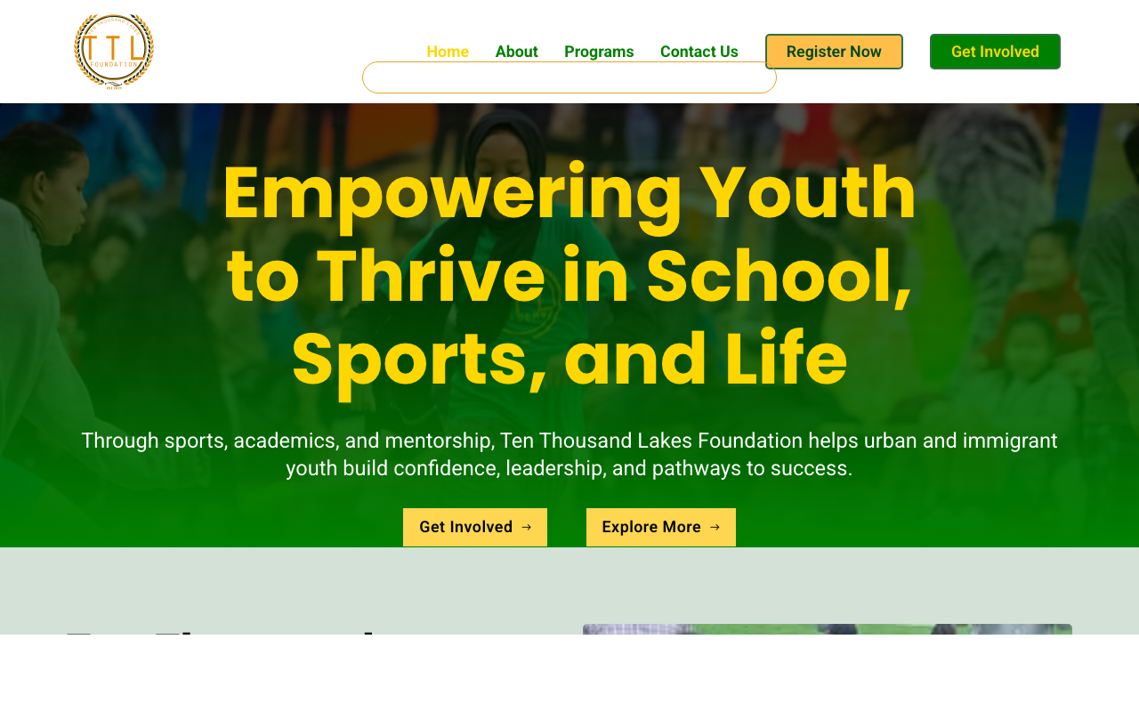 Ten Thousand Lakes Foundation website